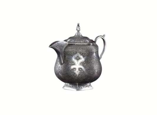 1950s Small Sterling Silver Traditional Teapot