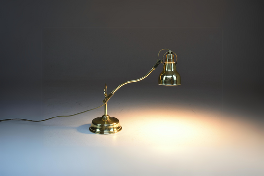 Lampe en laiton française du début du XXe siècle