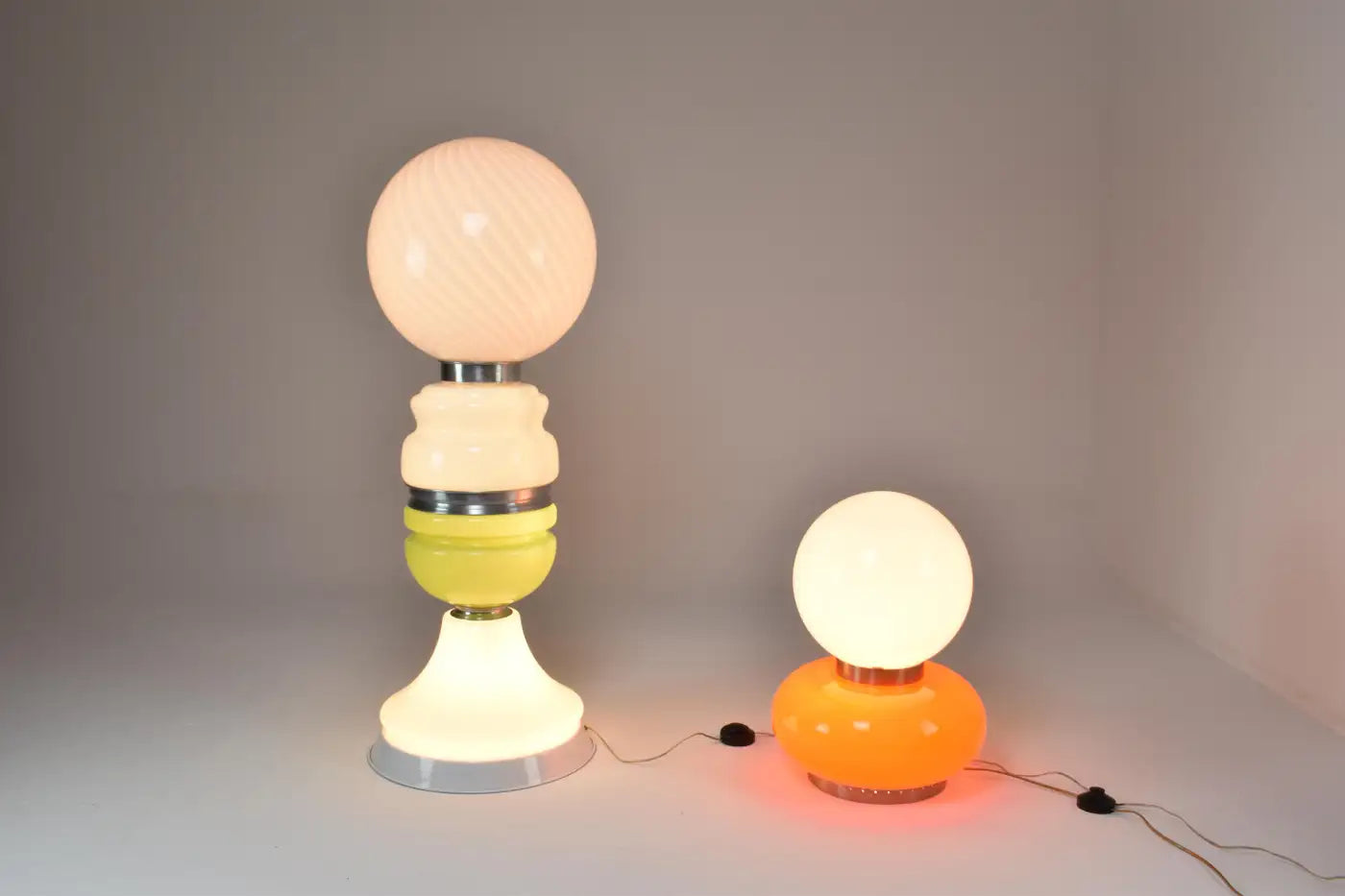 Lampe de bureau en verre de Murano par Carlo Nason, années 1960-70