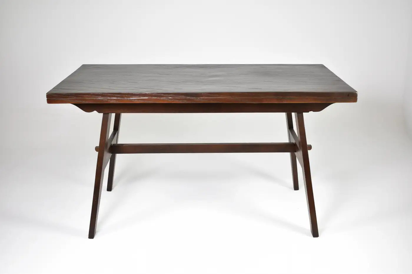 Table en bois T151 du milieu du siècle par René Gabriel, 1946