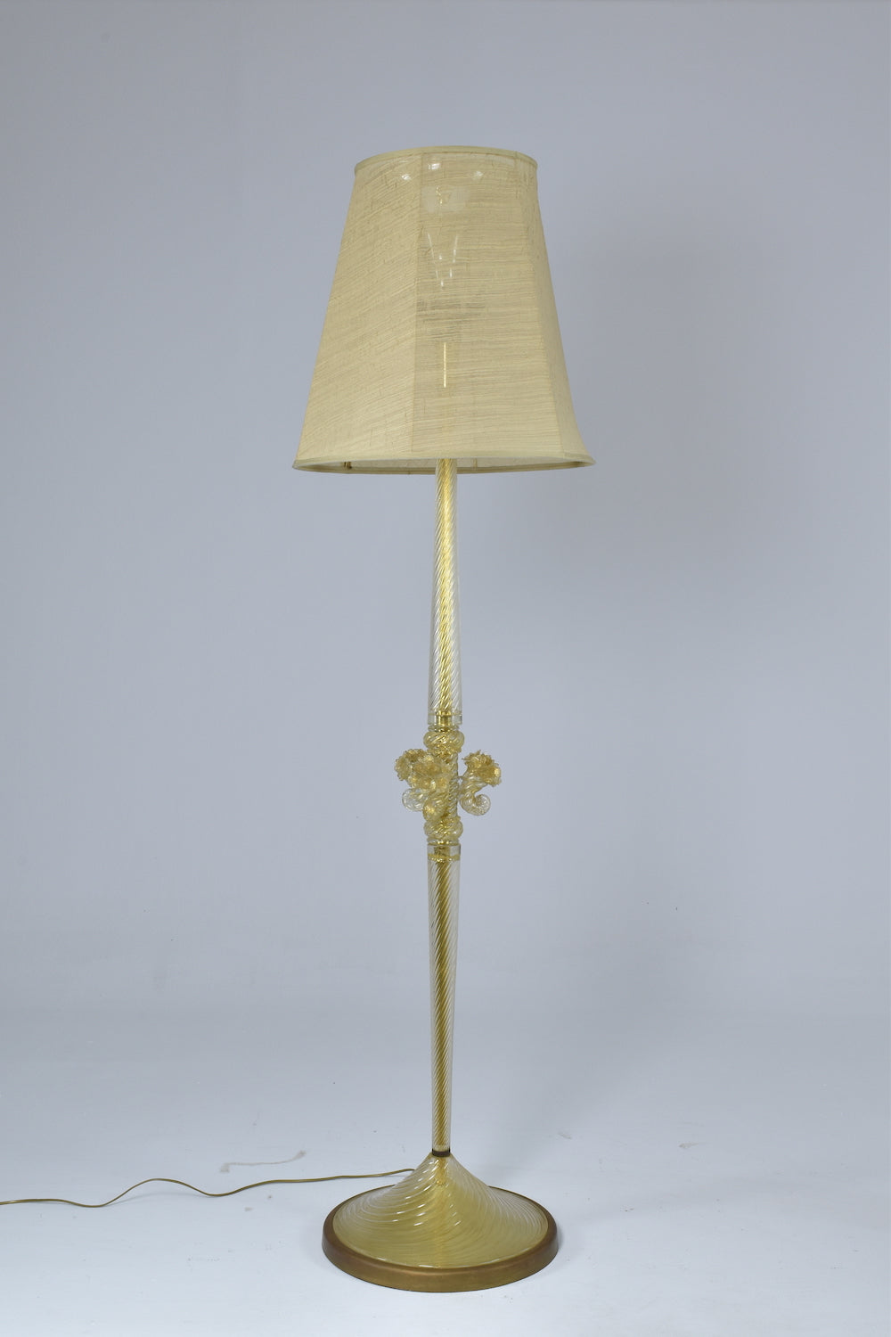 Shop Italian Vintage Murano Floor Lamp by Barovier & Toso, 1950's - Spirit Gallery Vintage Furniture