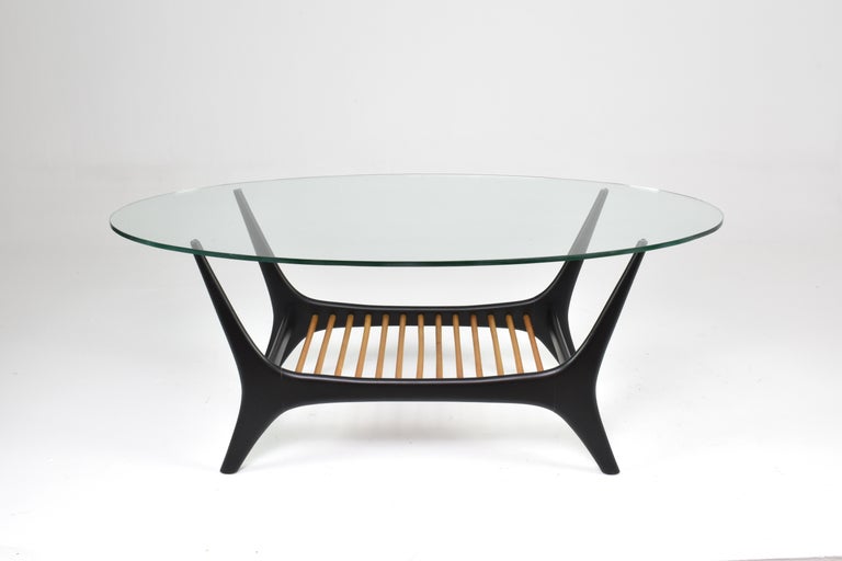 Table basse japonaise du milieu du siècle 1955 par Alfred Hendrickx pour Belform