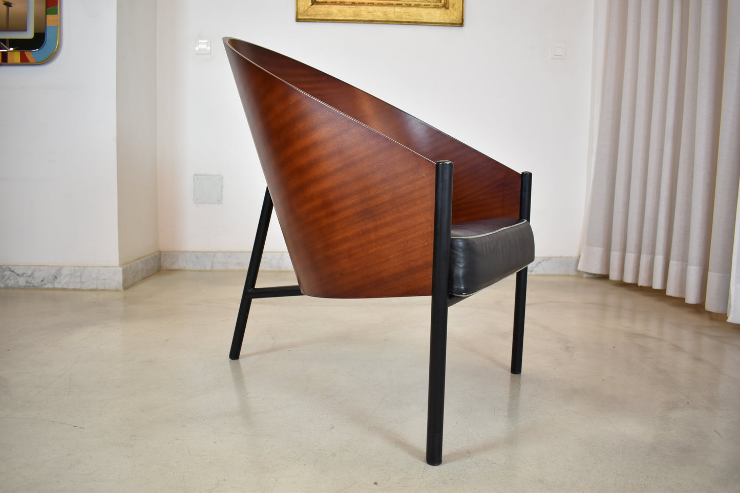 Suite italienne de deux fauteuils Philippe Starck, 1ère édition, Pratfall pour Driade, 1984