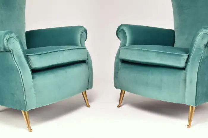 Fauteuils italiens du milieu du siècle par ISA Bergamo, lot de deux, années 1950