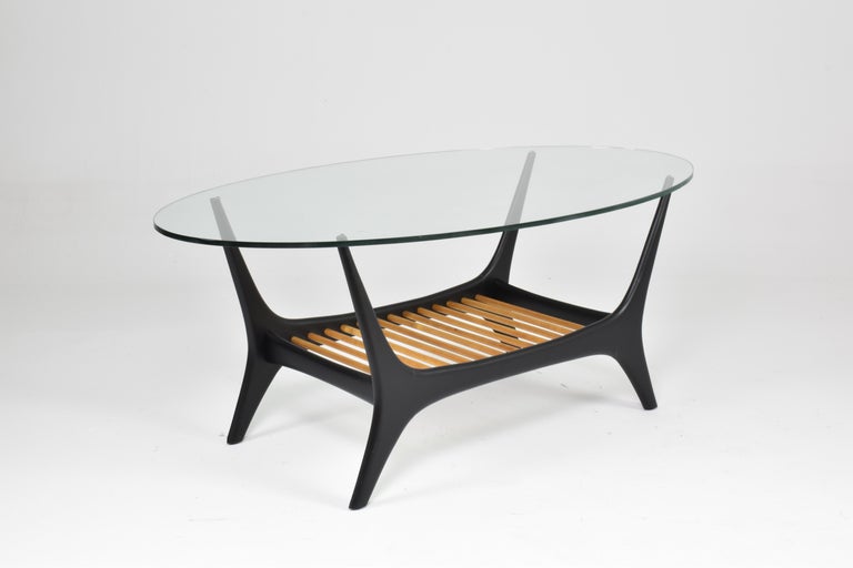 Table basse japonaise du milieu du siècle 1955 par Alfred Hendrickx pour Belform