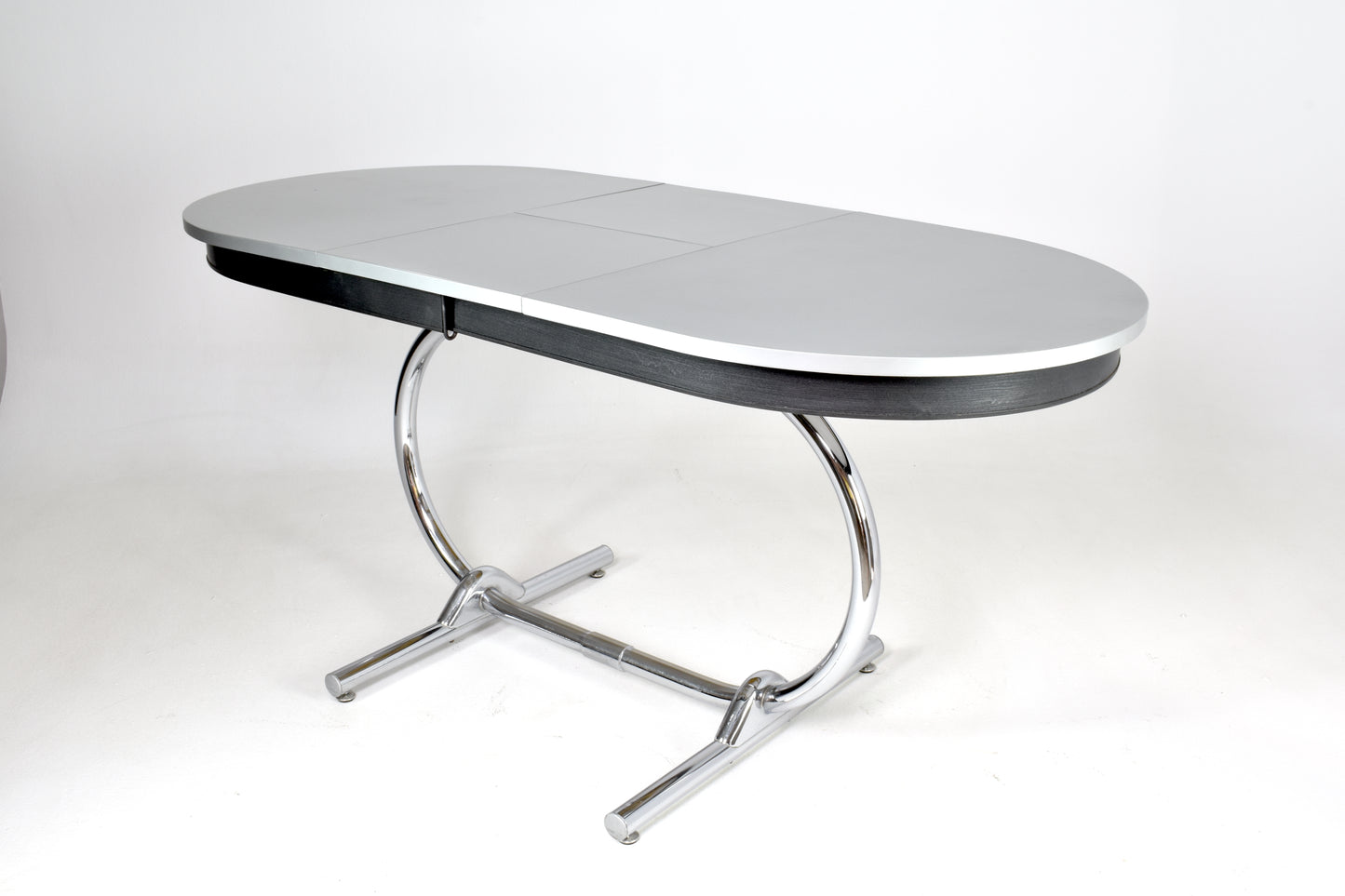 Table en métal française rare des années 1960