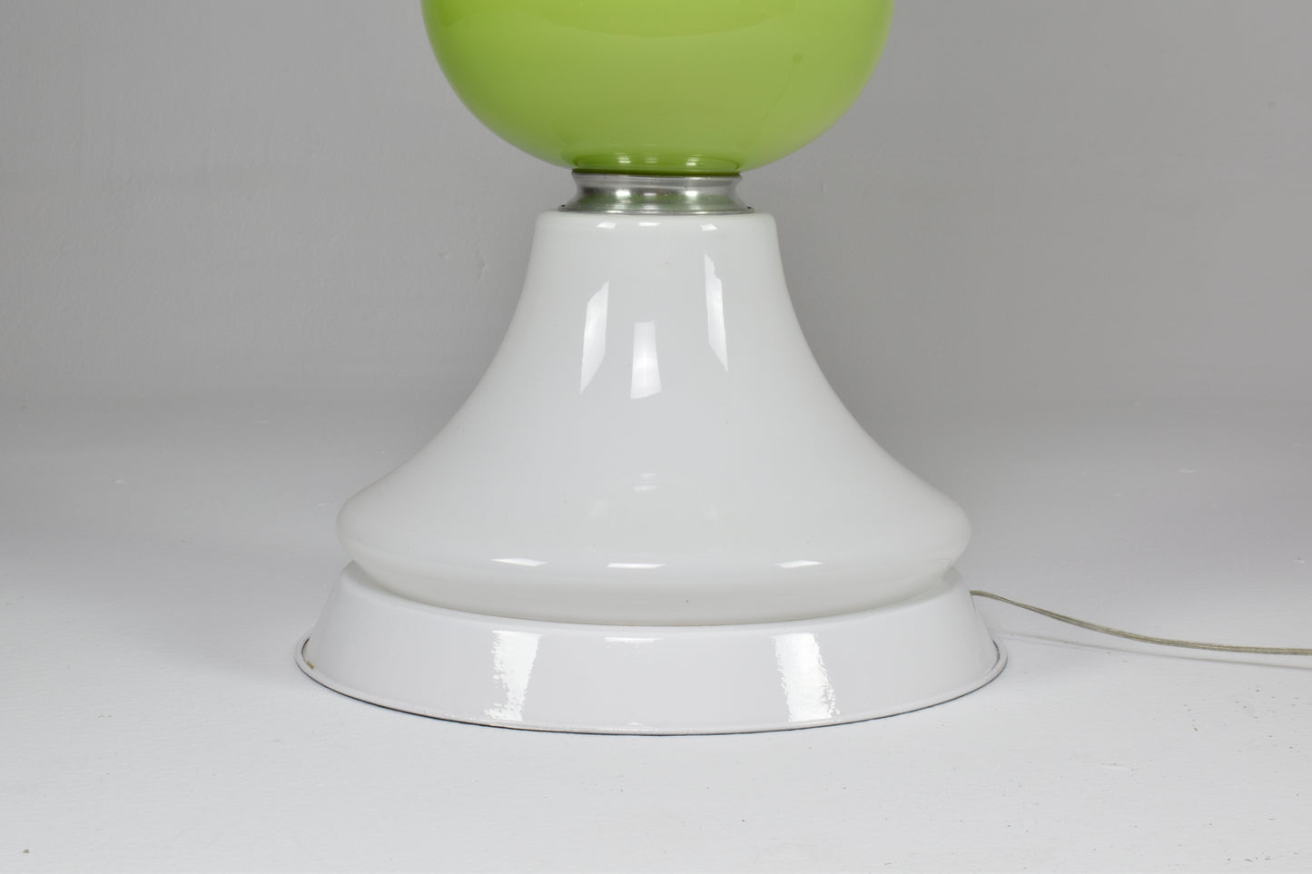 Lampadaire italien en verre de Murano et chrome des années 1970 par Carlo Nason