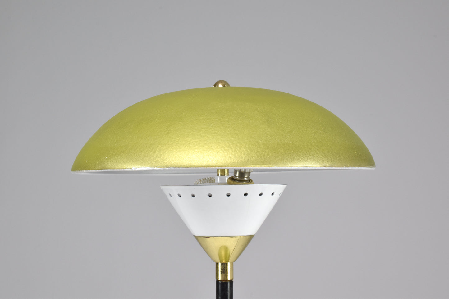 Lampe de table italienne en métal en forme de champignon, années 1970