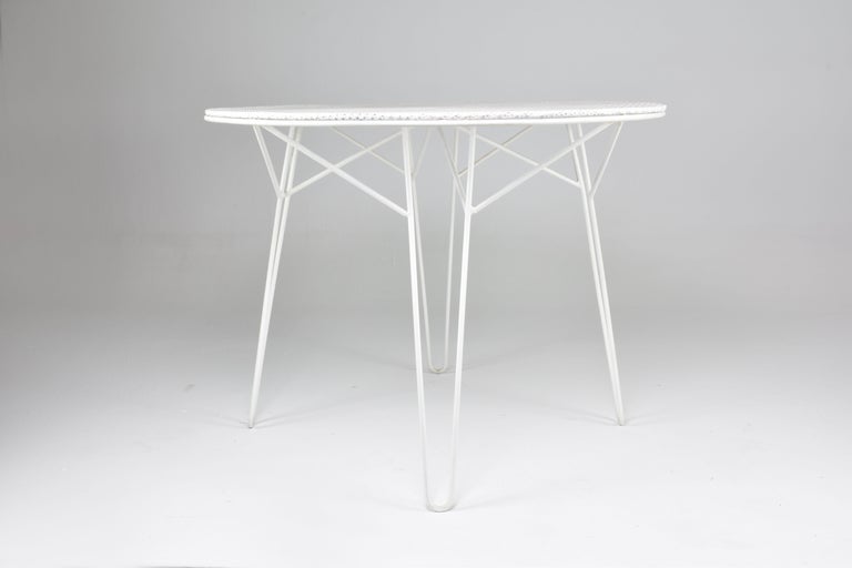 Table de jardin française des années 1950 attribuée à Mathieu Mategot