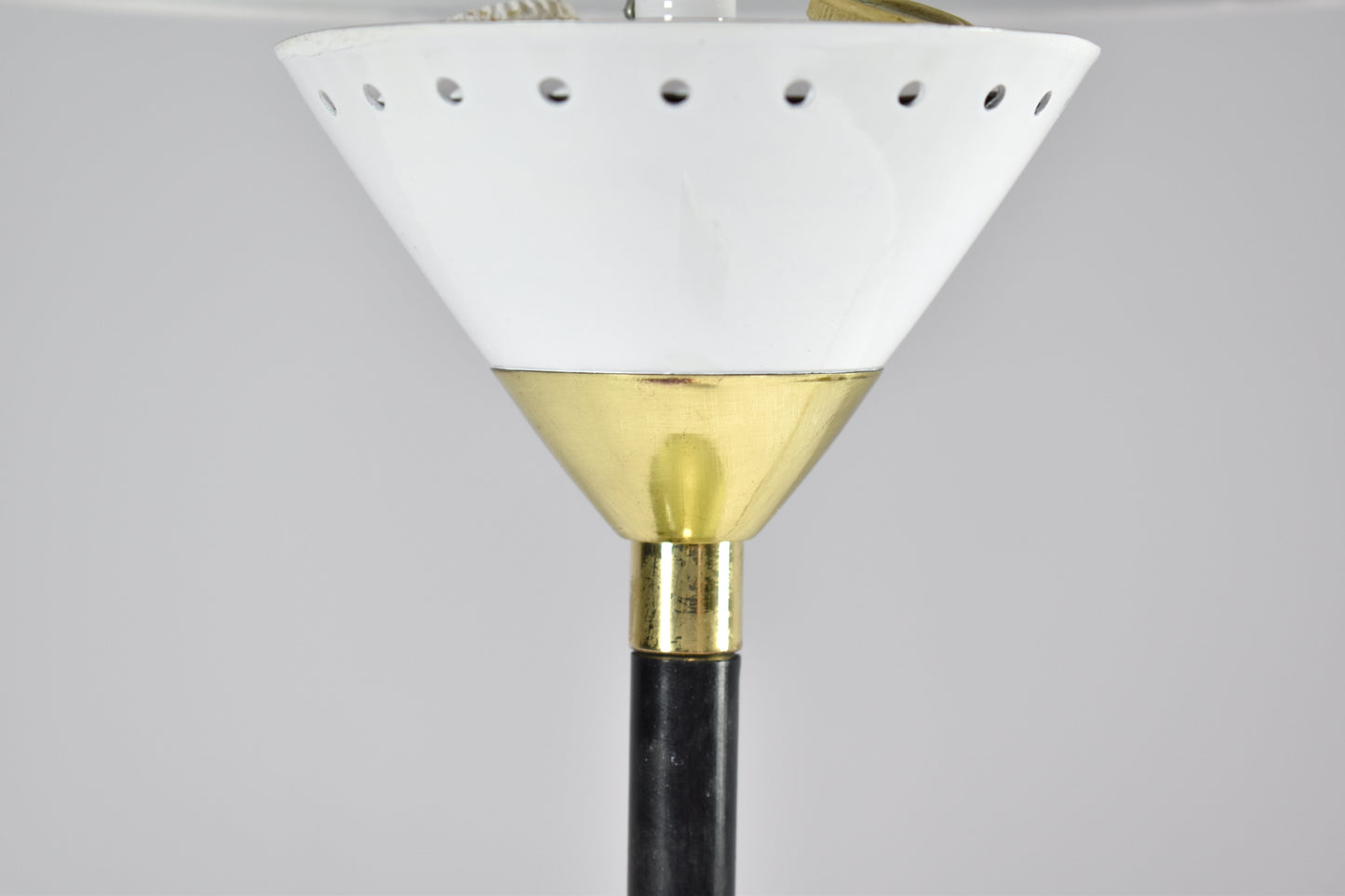 Lampe de table italienne en métal en forme de champignon, années 1970