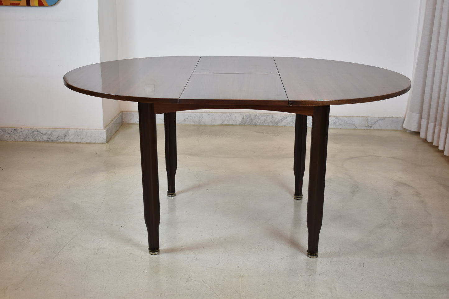 Table à manger extensible italienne des années 1960 par Gigi Radice