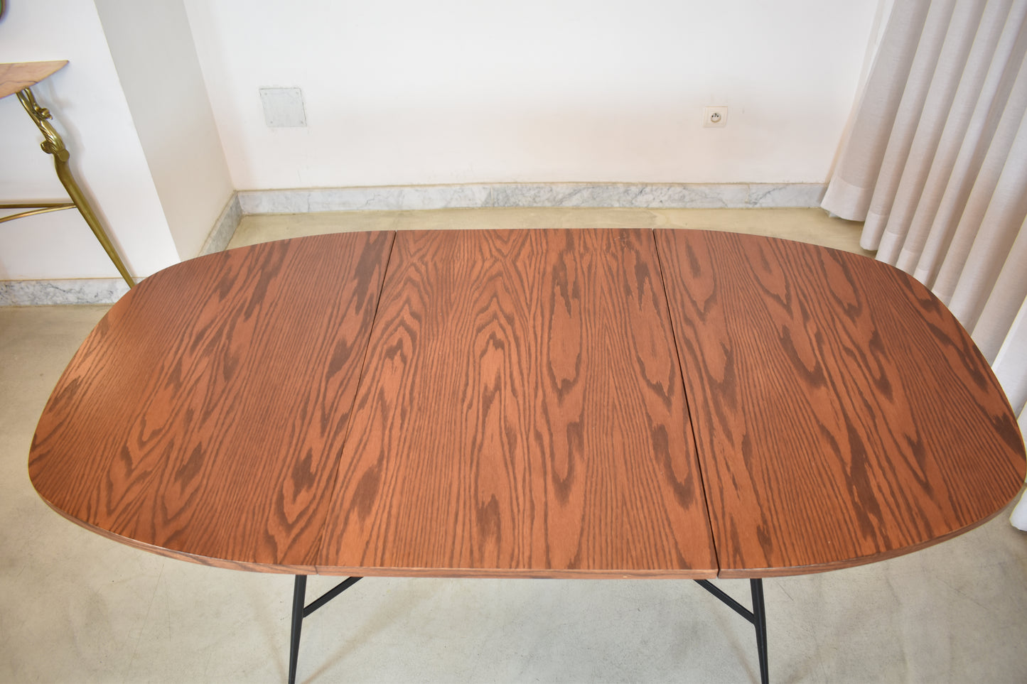 Table basse/salle à manger réglable scandinave des années 1960