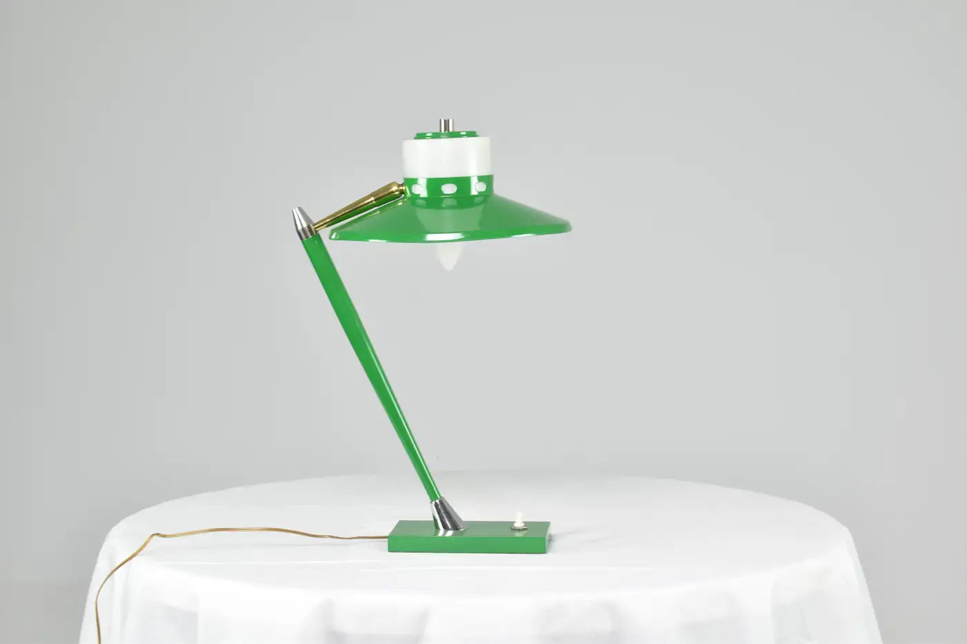 Lampe de table en métal italienne Stilux, années 1950