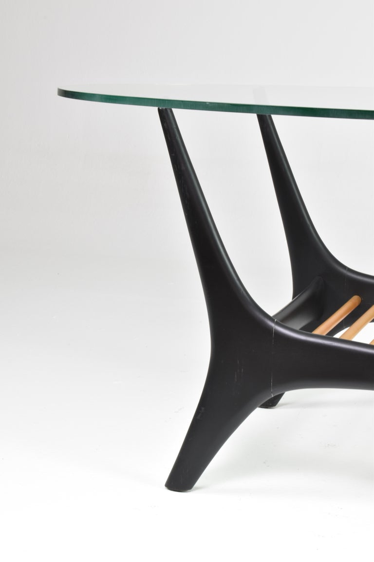 Table basse japonaise du milieu du siècle 1955 par Alfred Hendrickx pour Belform