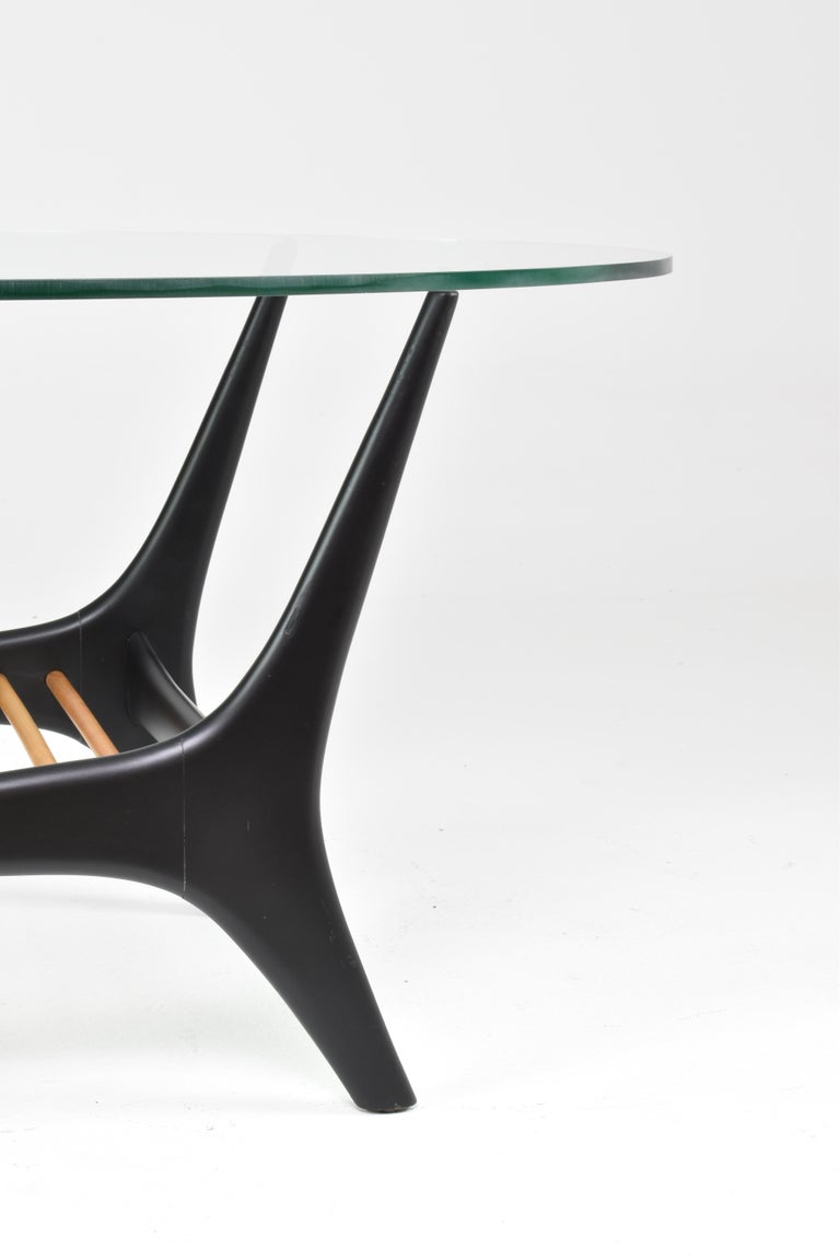 Table basse japonaise du milieu du siècle 1955 par Alfred Hendrickx pour Belform