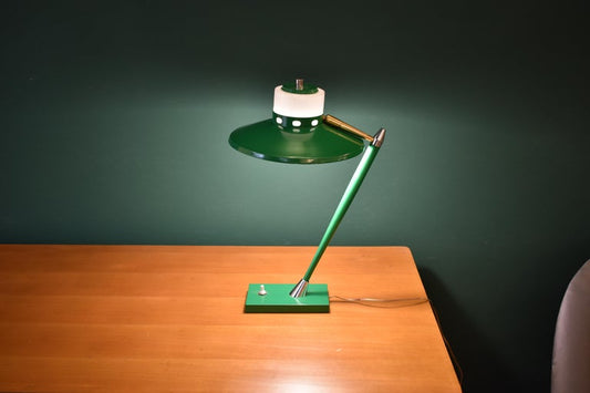 Lampe de table en métal italienne Stilux, années 1950