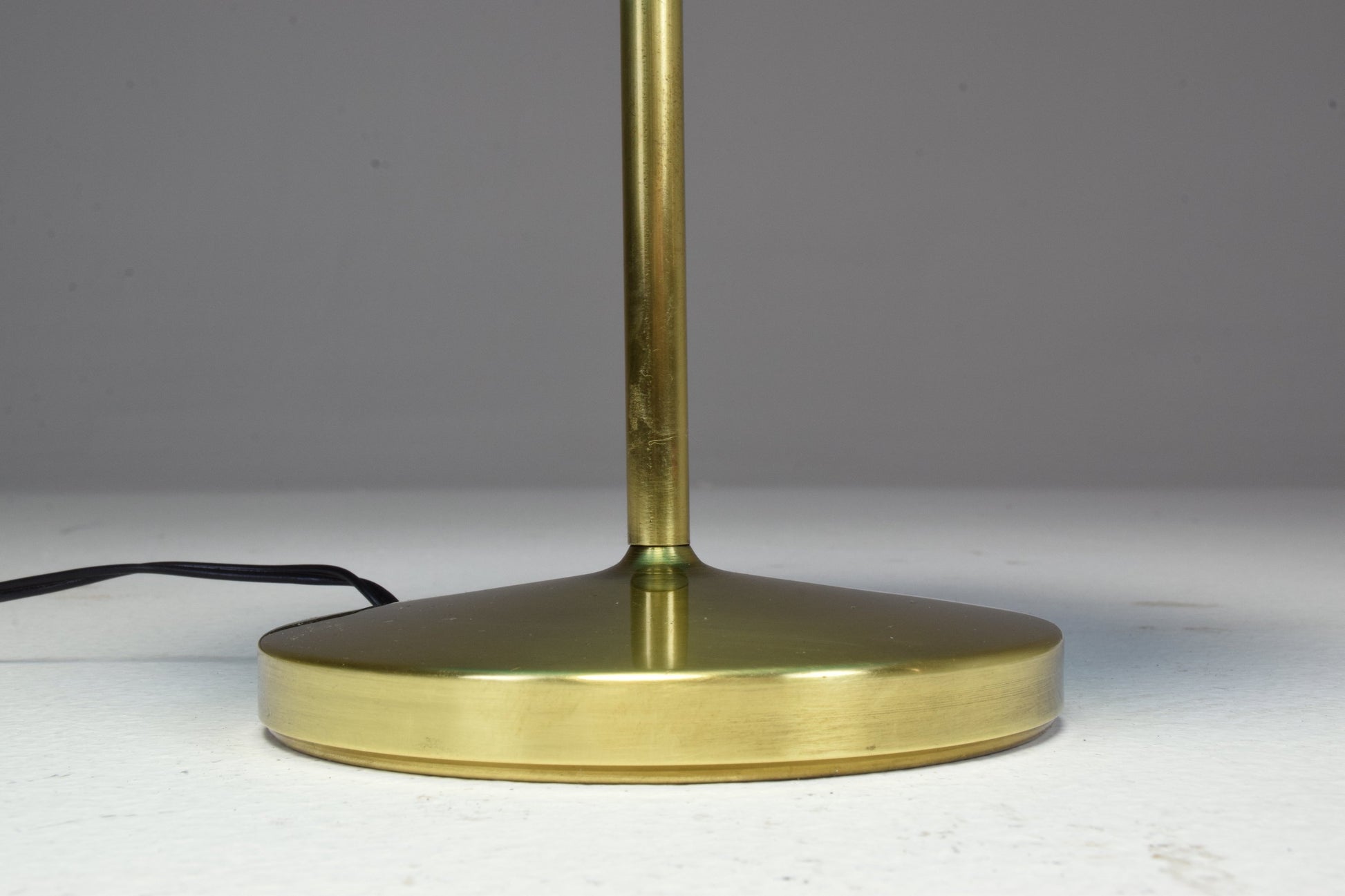 1950's Mid-Century Ignazio Gardella Turquoise Brass Table Lamp - Spirit Gallery 