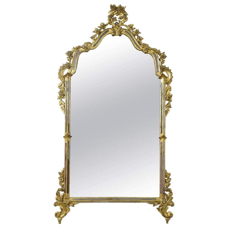 19th Century, Italian Giltwood Mirror - Spirit Gallery 