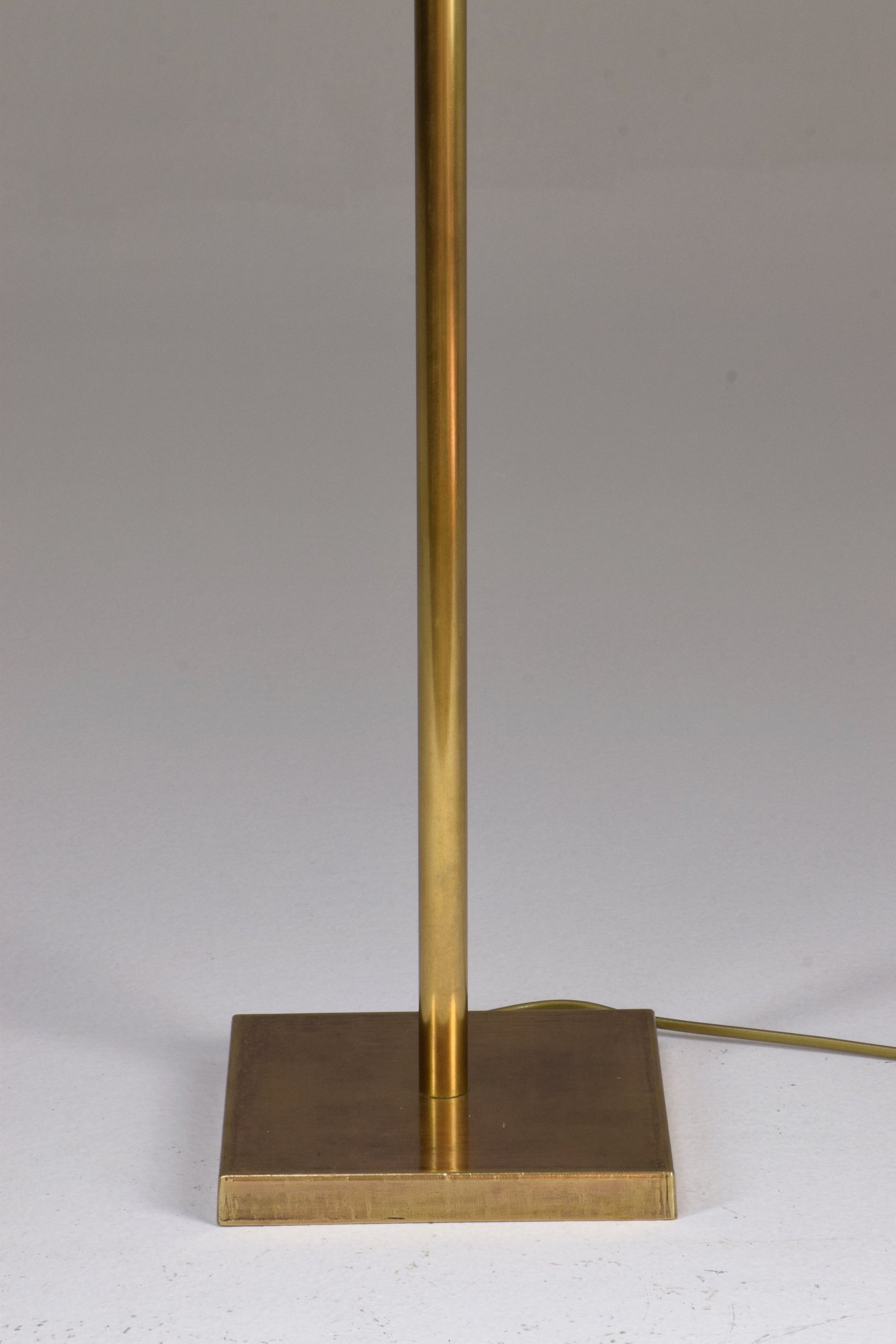 20th Century French Brass Floor Lamp, 1960's - Spirit Gallery 