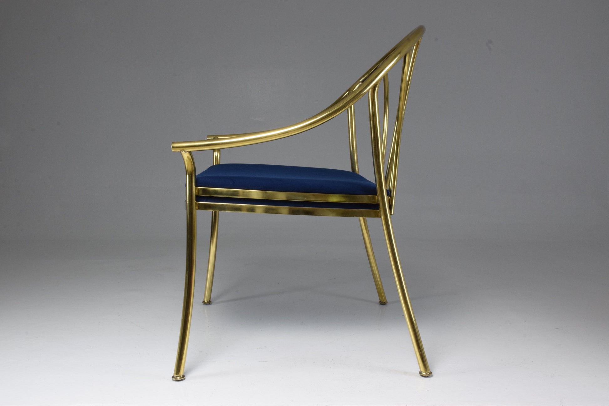 20th Century Italian Brass Armchair, 1970-1980 - Spirit Gallery 