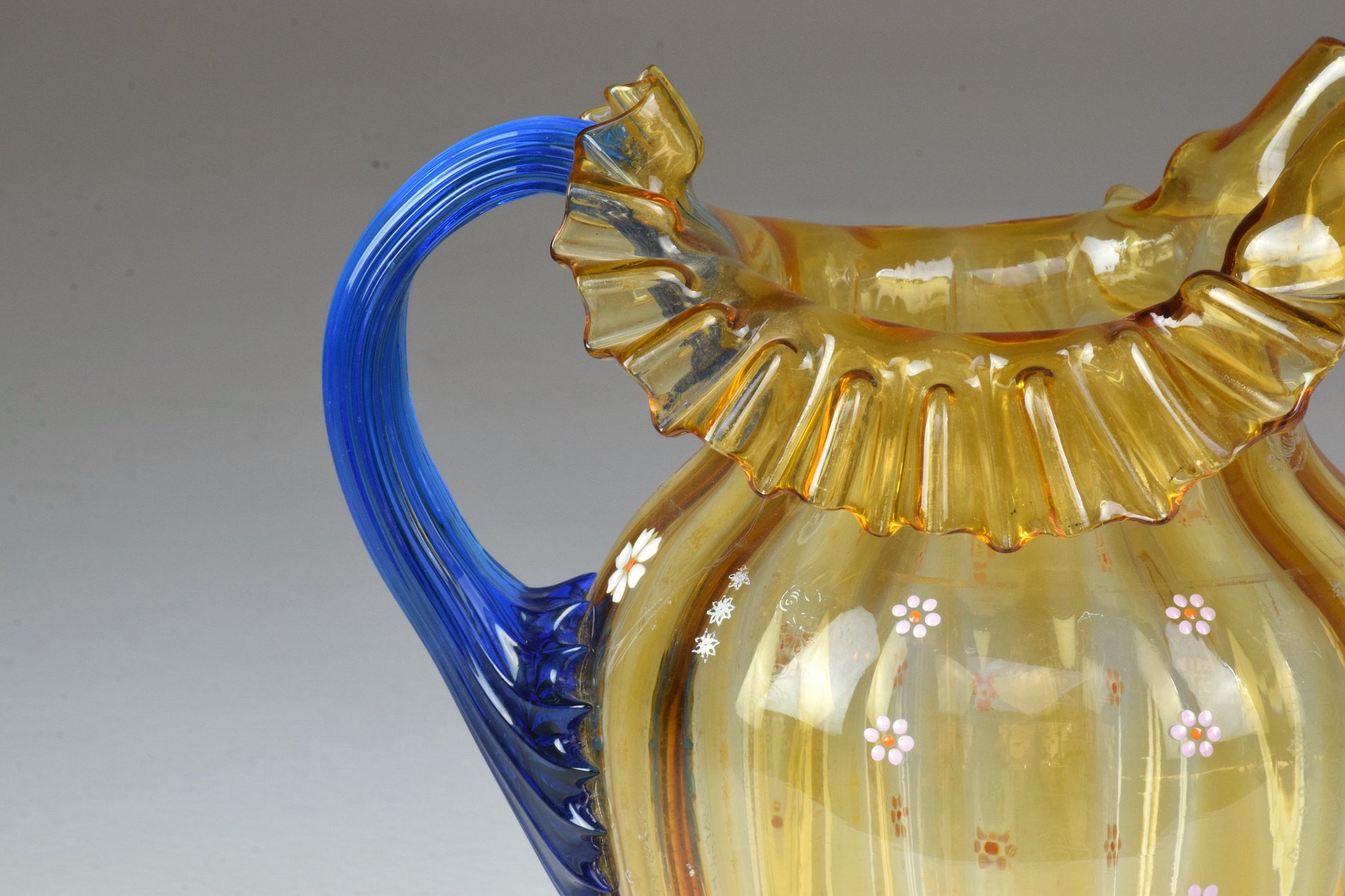 20th Century Italian Murano Liberty style Pitcher - Spirit Gallery 