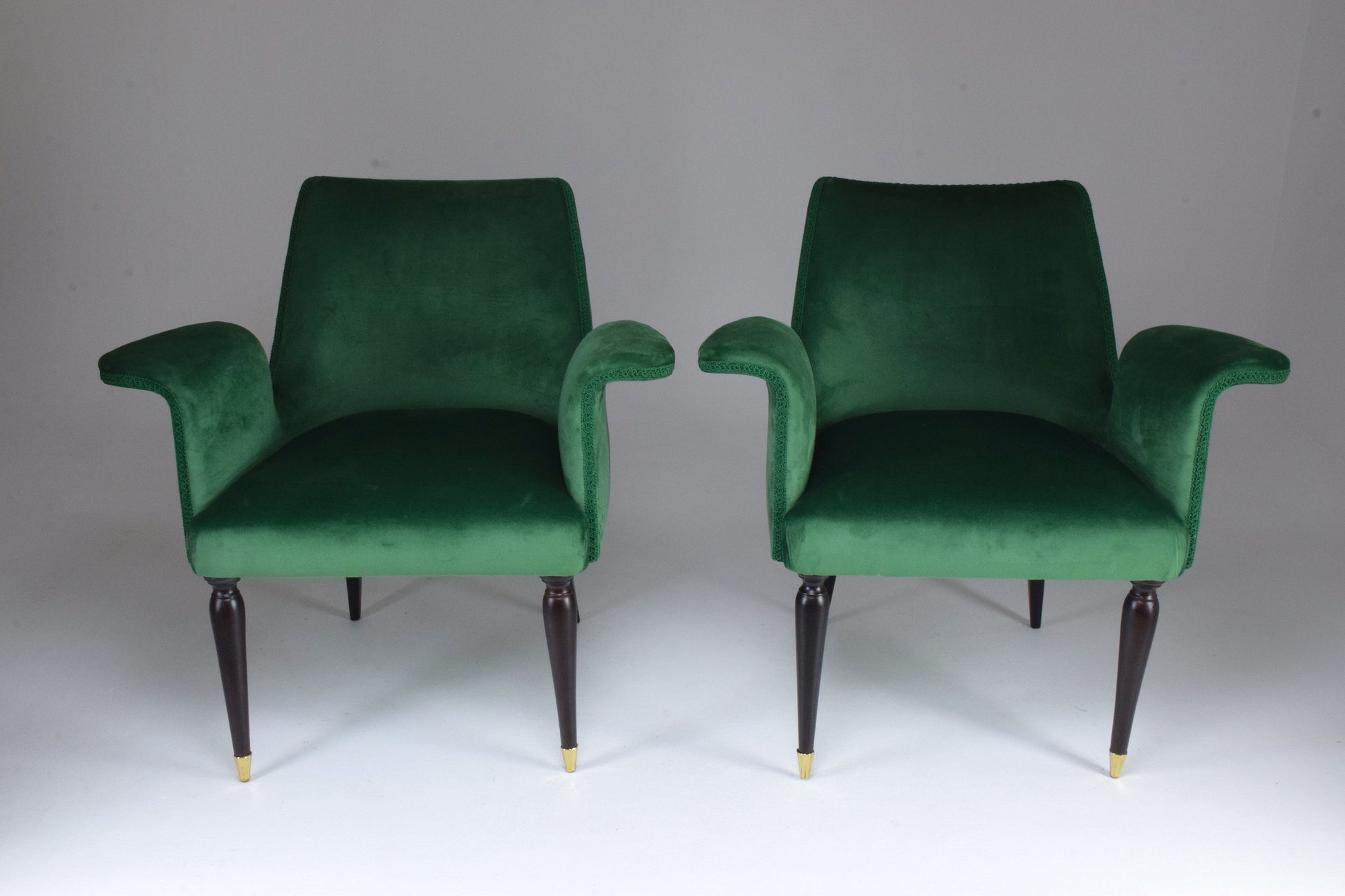 20th Century Pair of Italian Armchairs by Paolo Buffa, 1940s - Spirit Gallery 