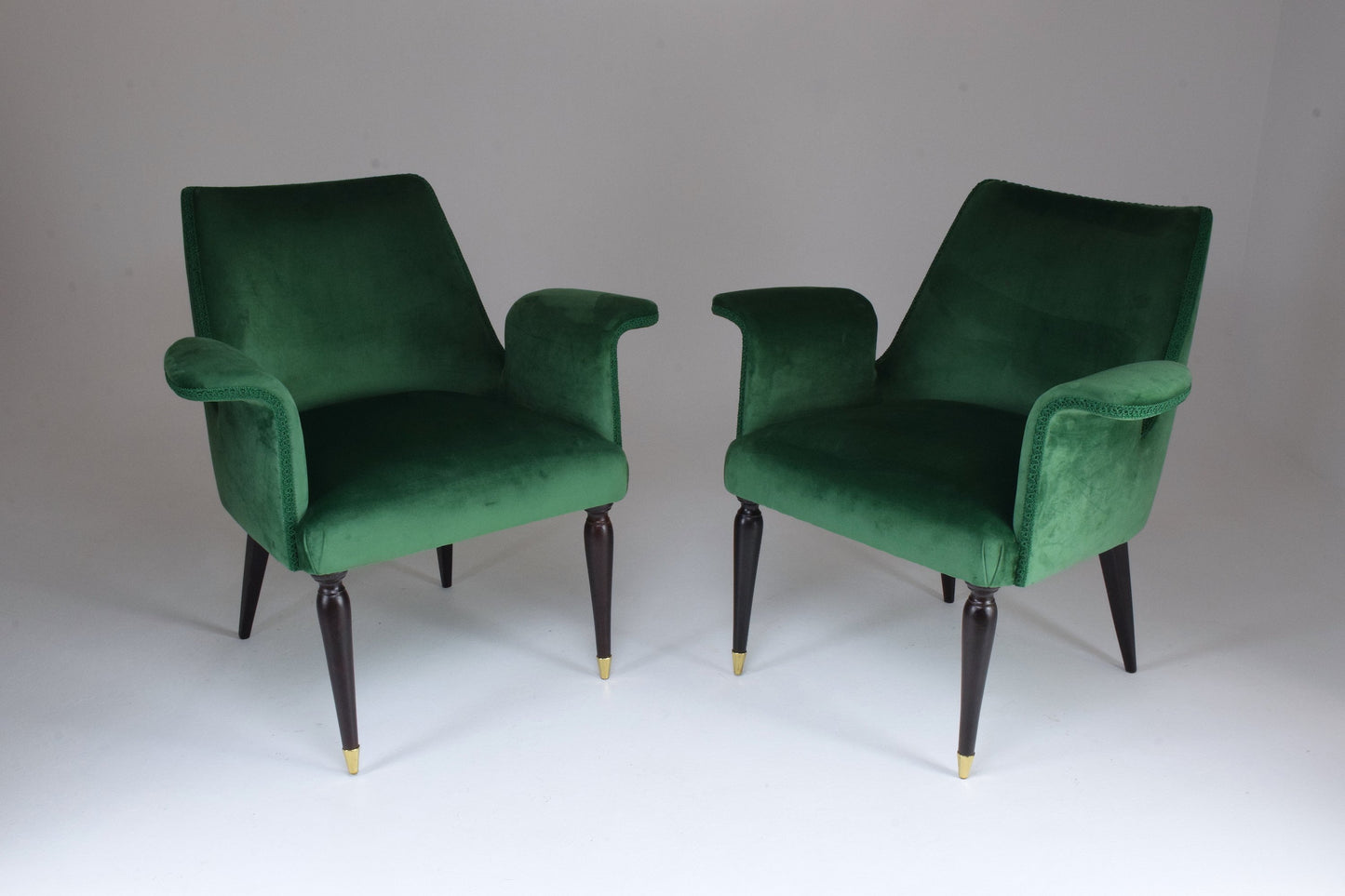 20th Century Pair of Italian Armchairs by Paolo Buffa, 1940s - Spirit Gallery 