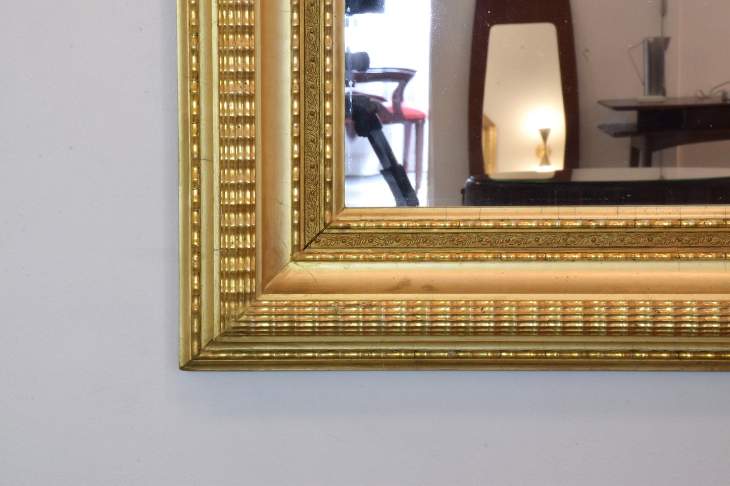 2Oth century Italian Giltwood Mirror, 1940's - Spirit Gallery 