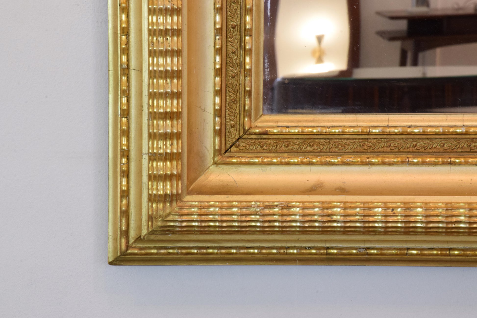 2Oth century Italian Giltwood Mirror, 1940's - Spirit Gallery 