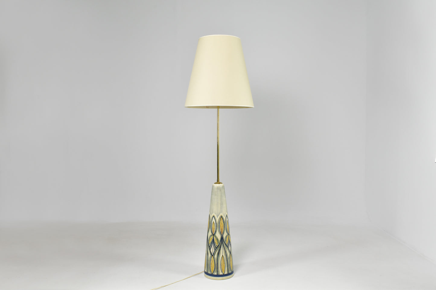 Danish Mid-Century Ceramic Floor Lamp by Søholm Stentøj , 1965 - Spirit Gallery 