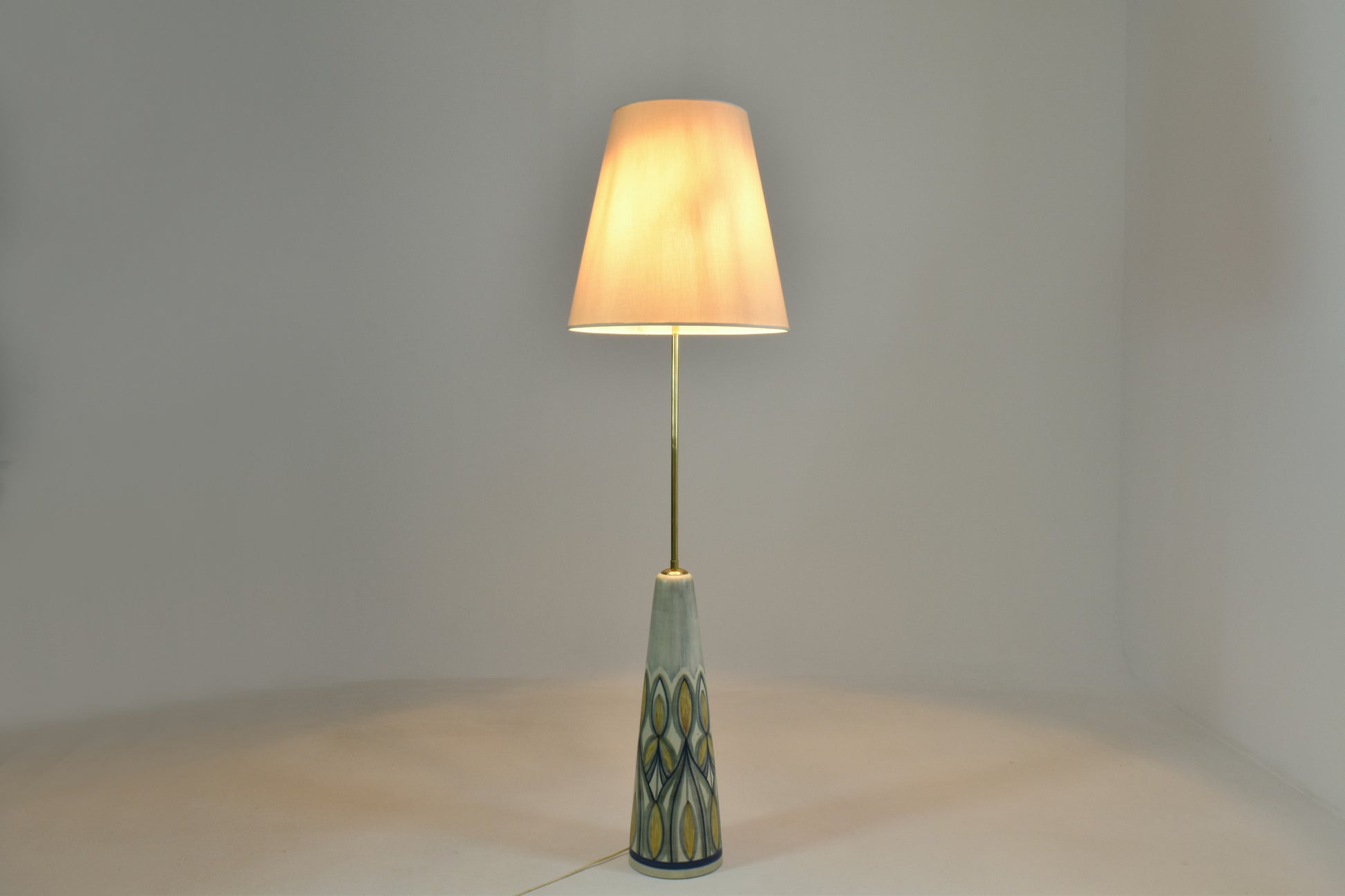 Danish Mid-Century Ceramic Floor Lamp by Søholm Stentøj , 1965 - Spirit Gallery 