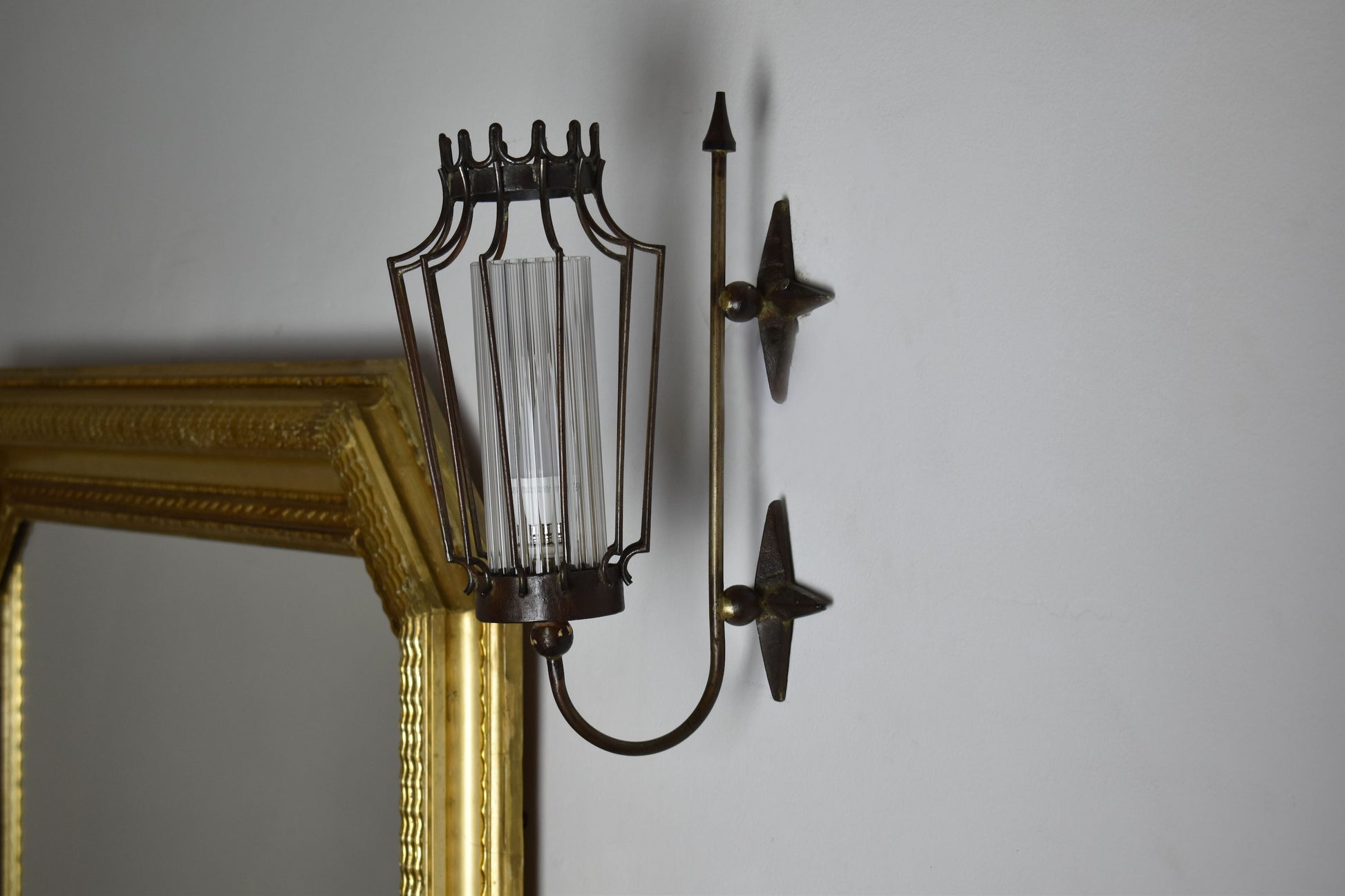 1950's Jean Royere Style Iron Sconces - Spirit Gallery 