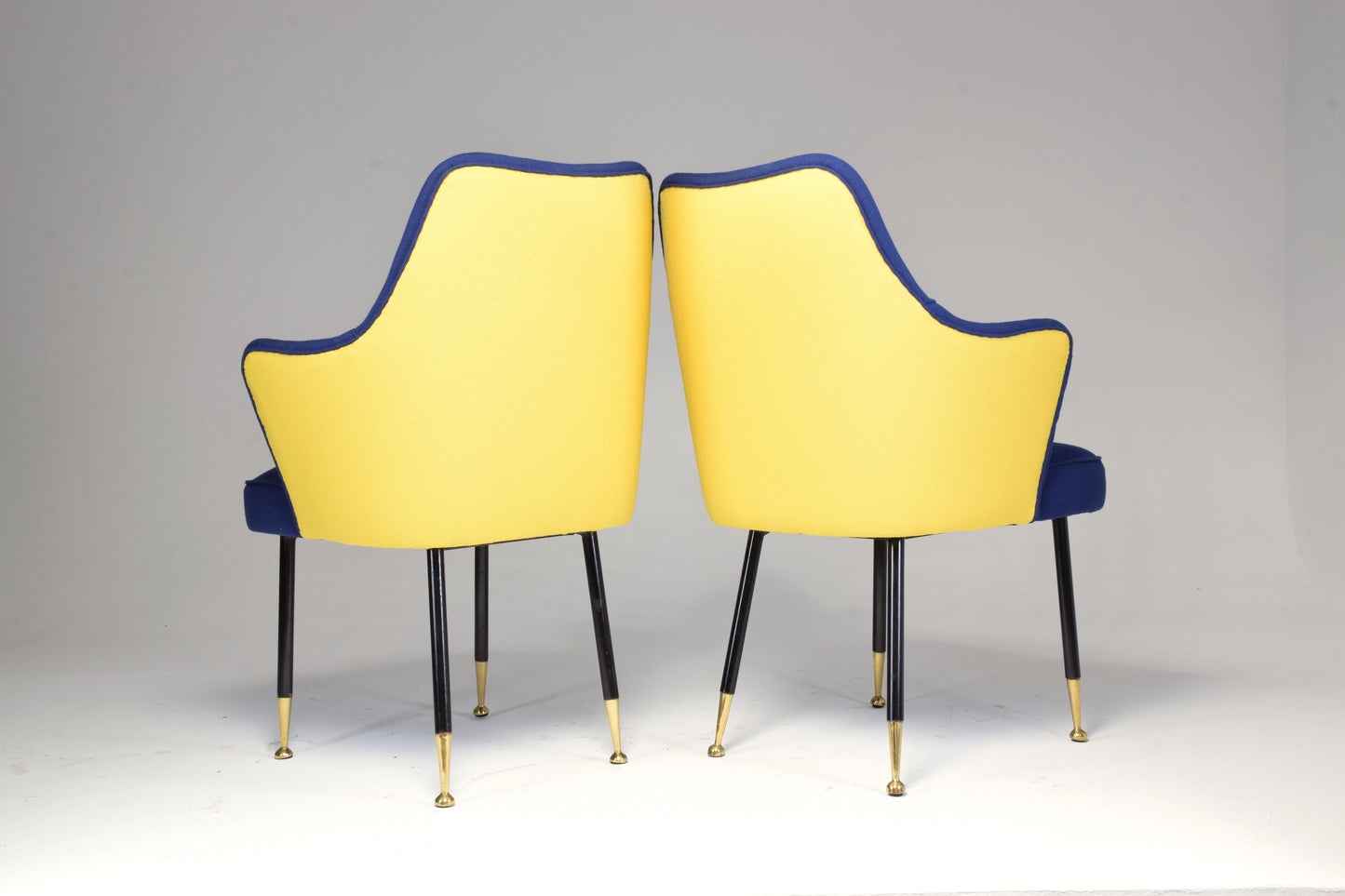 1950s Pair of Midcentury Armchairs Attributed to Gastone Rinaldi - Spirit Gallery 