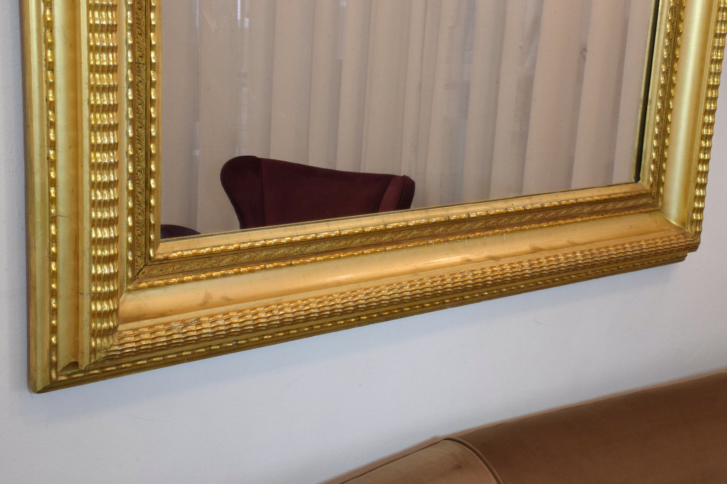 2Oth century Italian Giltwood Mirror, 1940's - Spirit Gallery 