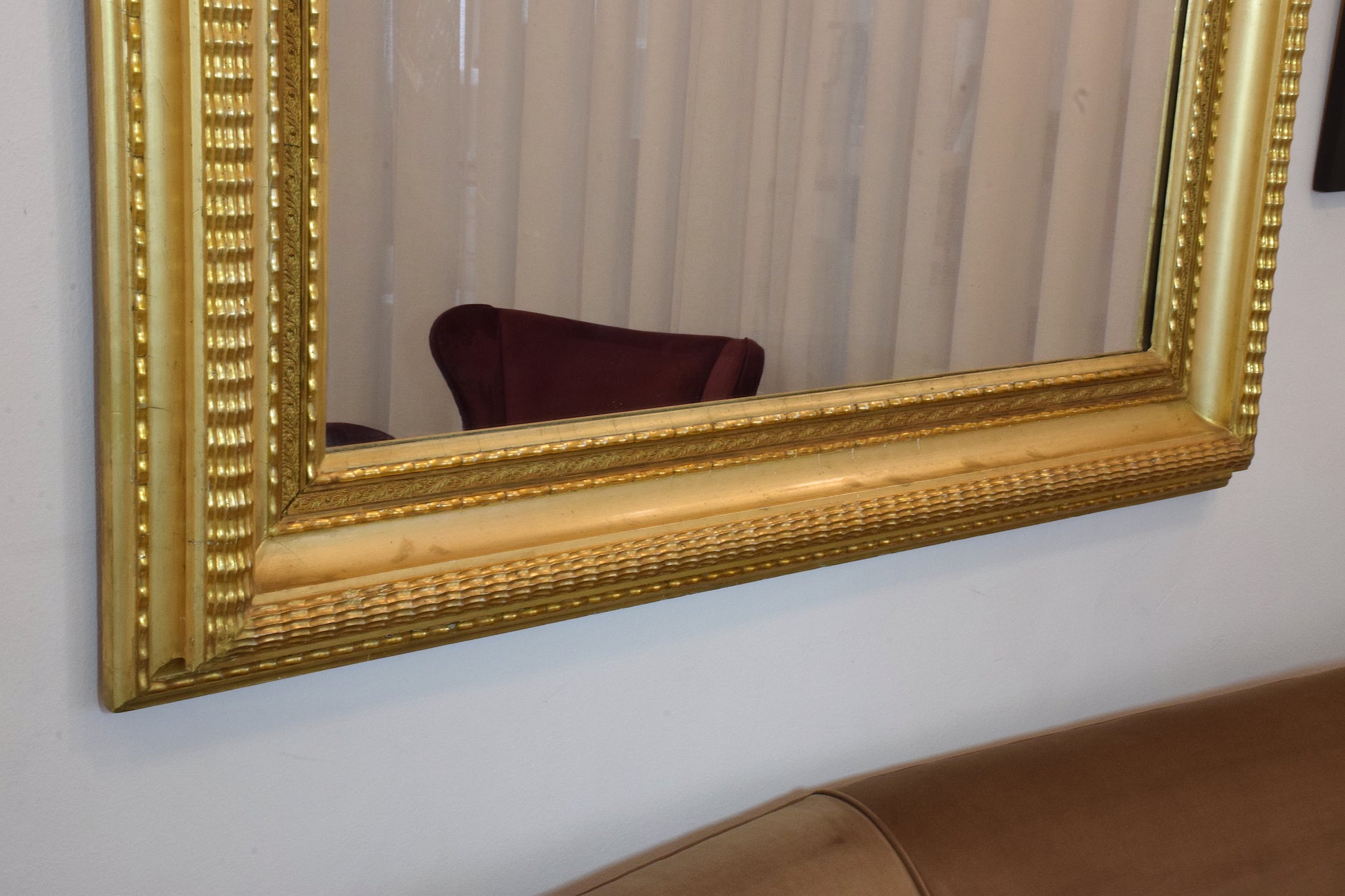 2Oth century Italian Giltwood Mirror, 1940's - Spirit Gallery 