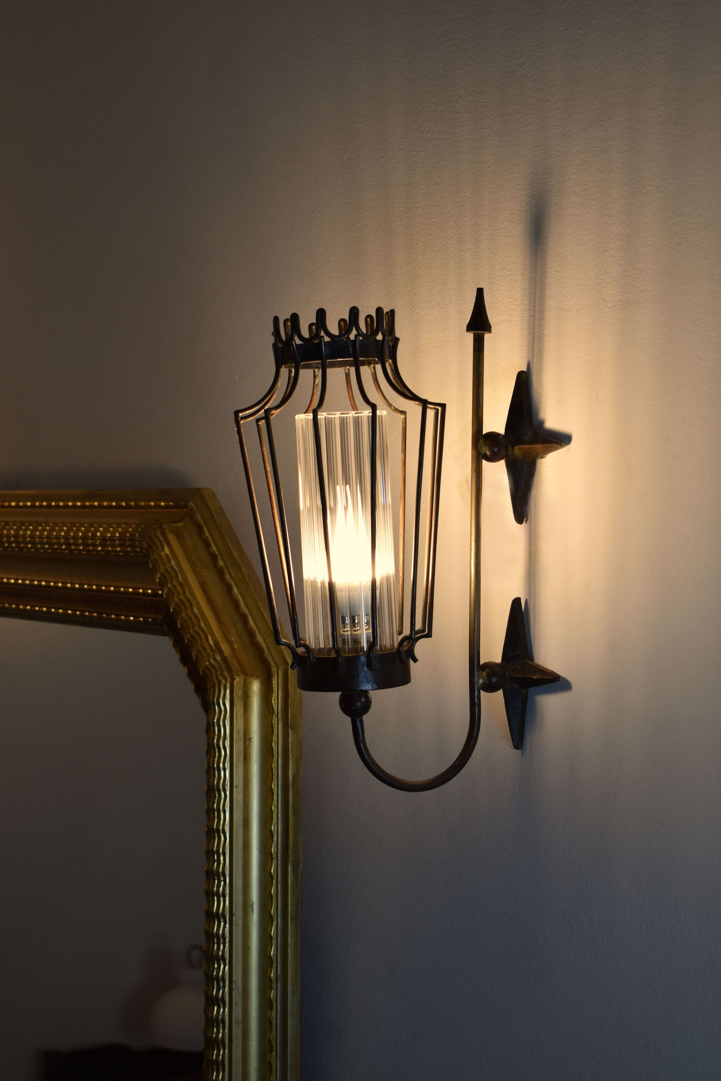 1950's Jean Royere Style Iron Sconces - Spirit Gallery 