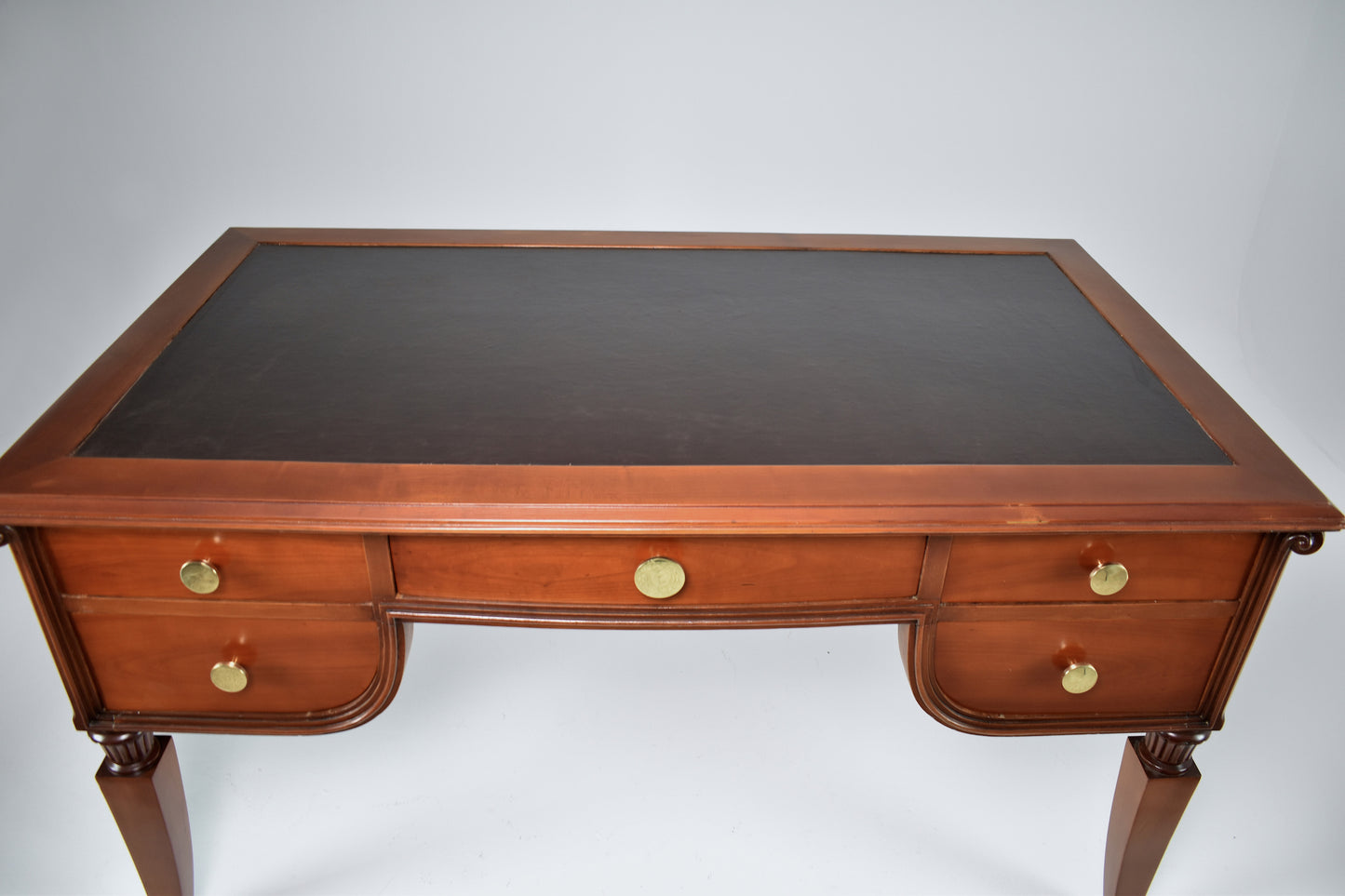 1940's Art Deco French Oak and Leather Desk - Spirit Gallery 