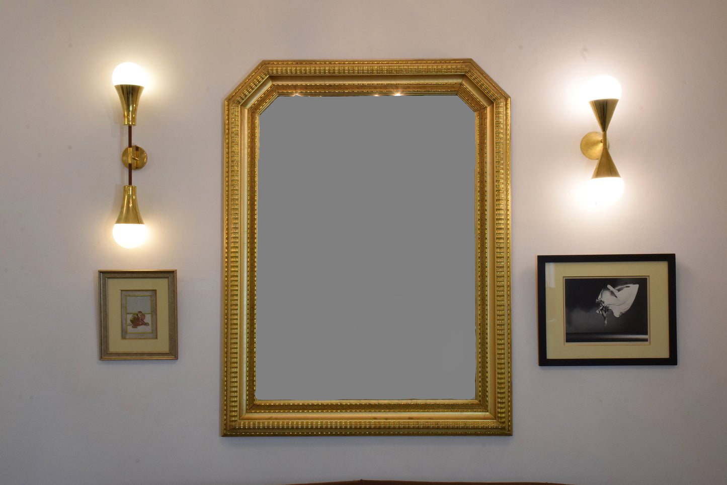 2Oth century Italian Giltwood Mirror, 1940's - Spirit Gallery 