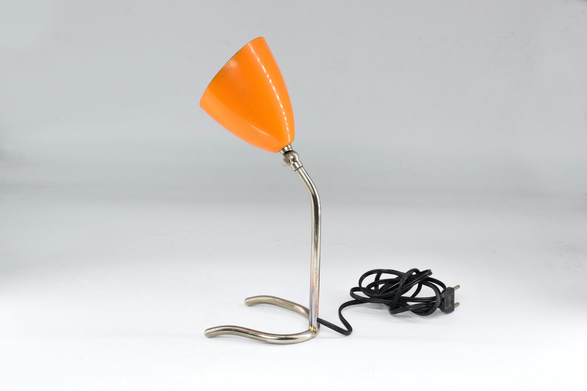 20th Century Italian Chrome and Aluminium Lamp, 1970's - Spirit Gallery 