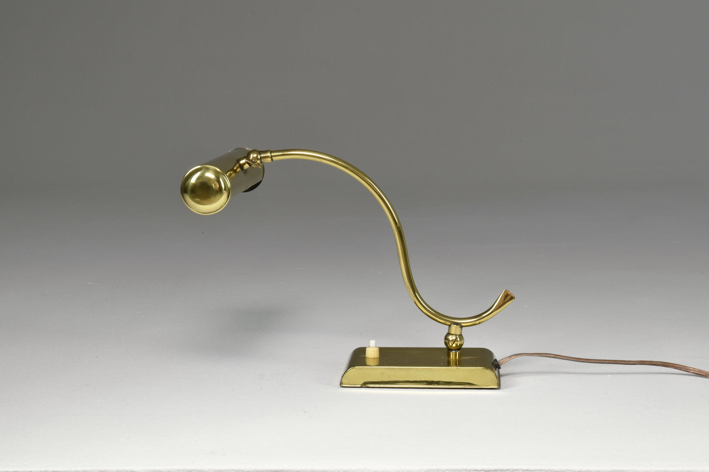 1970's Italian Brass Piano Lamp - Spirit Gallery 