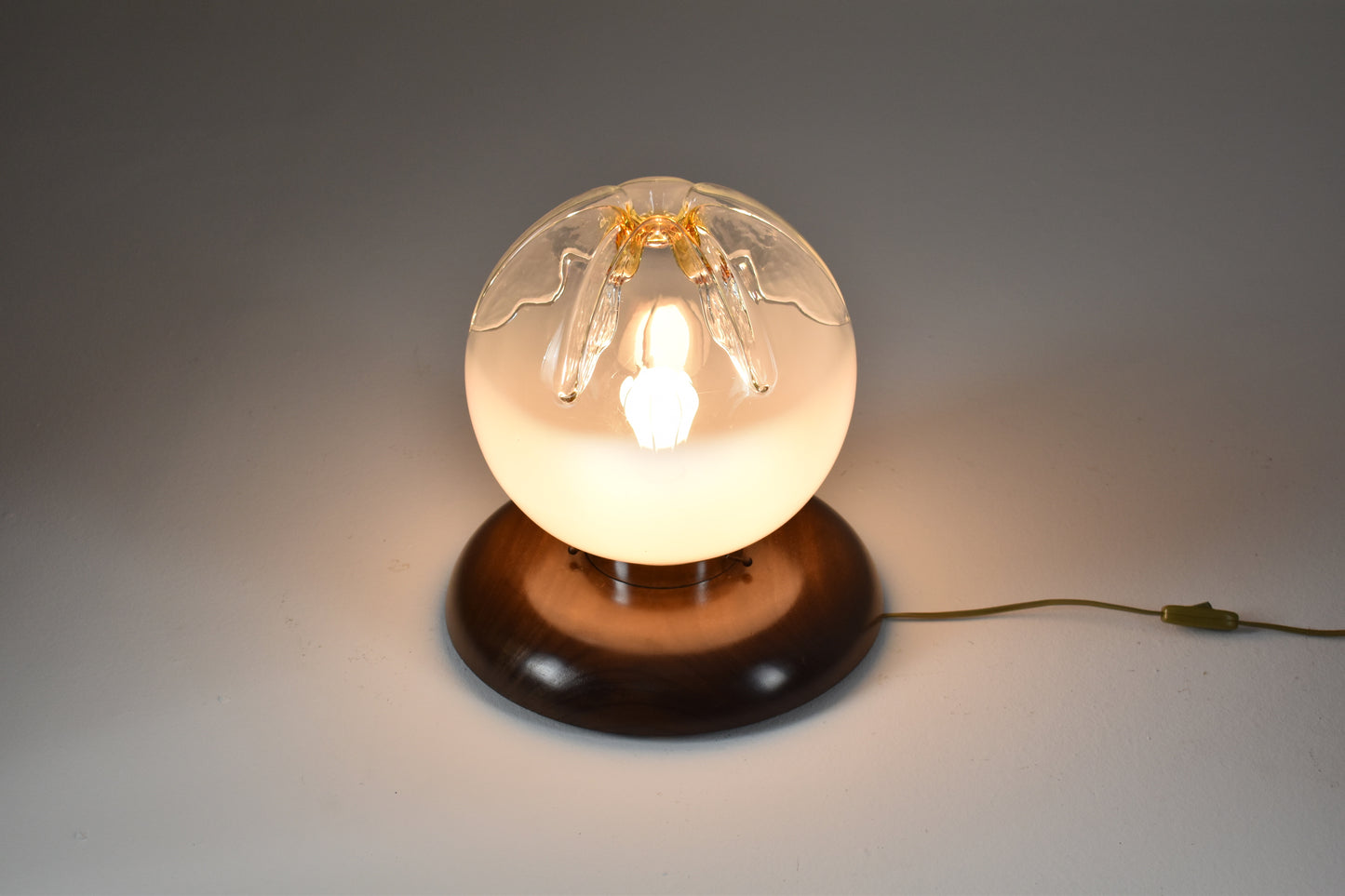 1970's Italian Murano Boule Table Lamp - Spirit Gallery 