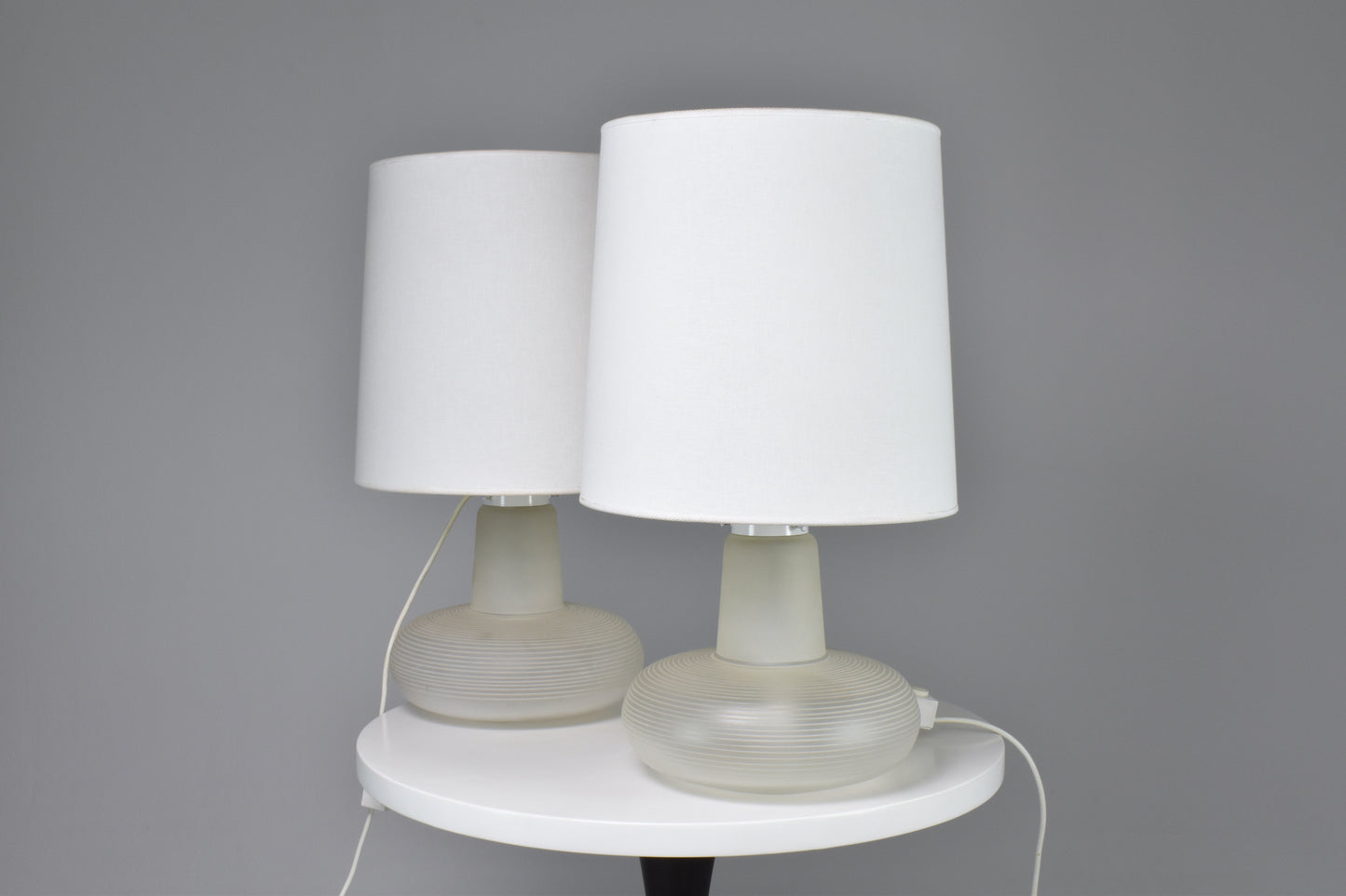 1960-1970 Pair of Italian Murano Table Lamps Attributed to Carlos Nason - Spirit Gallery 