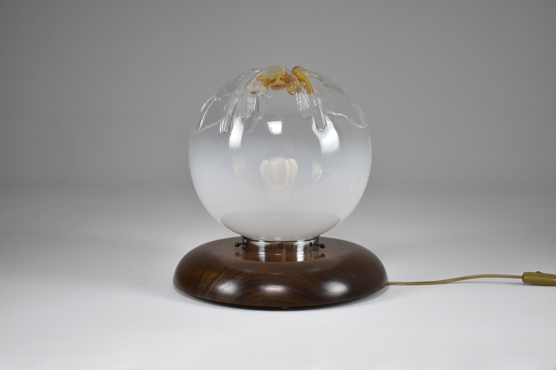 1970's Italian Murano Boule Table Lamp - Spirit Gallery 