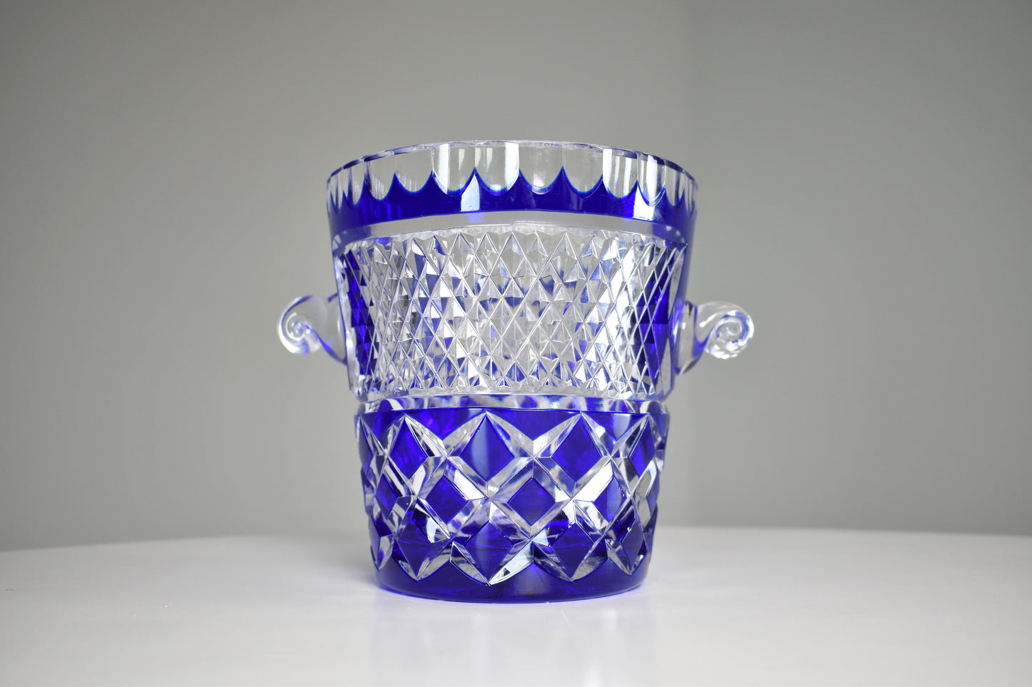 1980's French Vintage Crystal De Boheme Ice Bucket - Spirit Gallery 