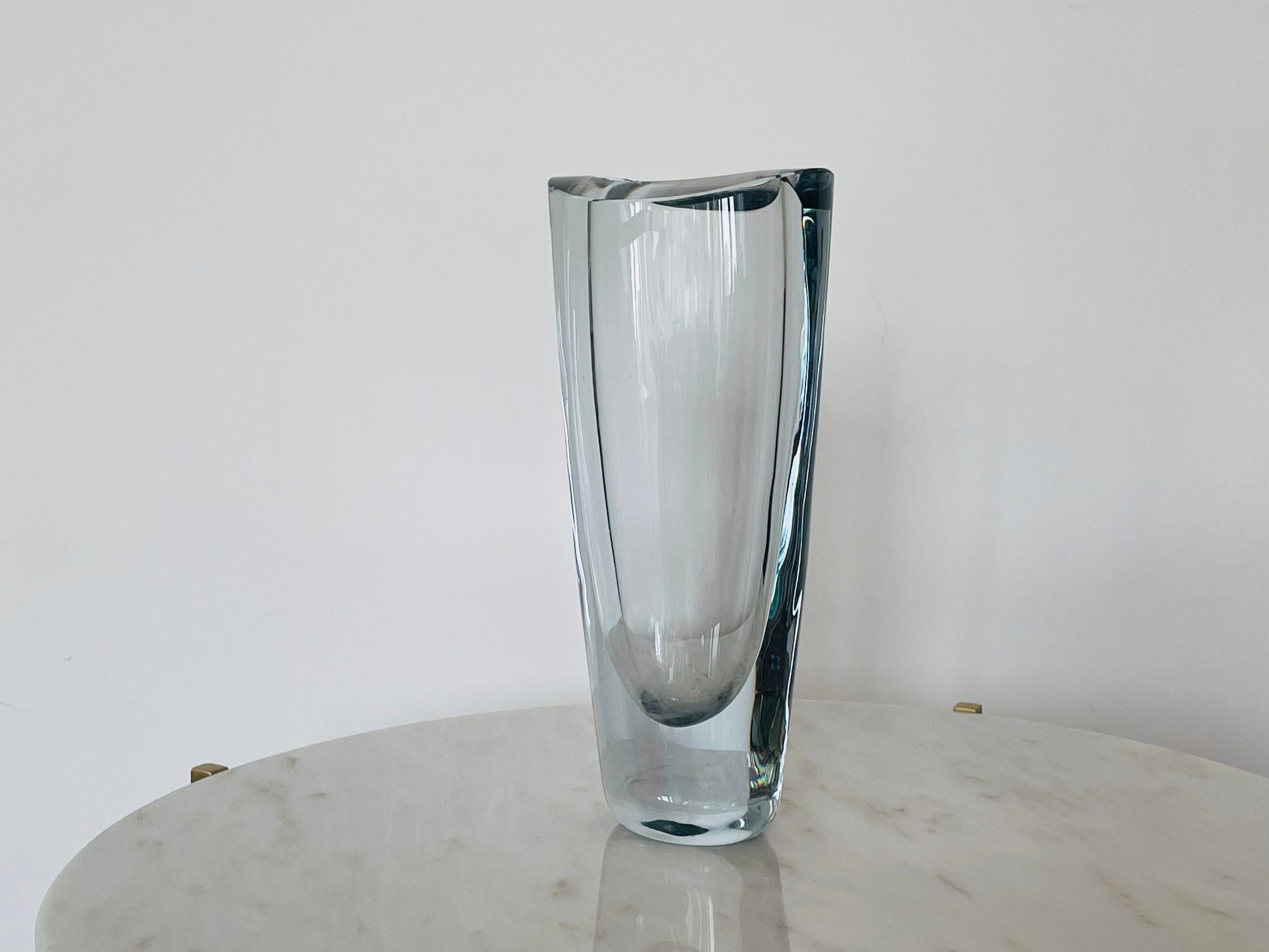 1960's Vintage Swedish Crystal Vase by Orrefors - Spirit Gallery 