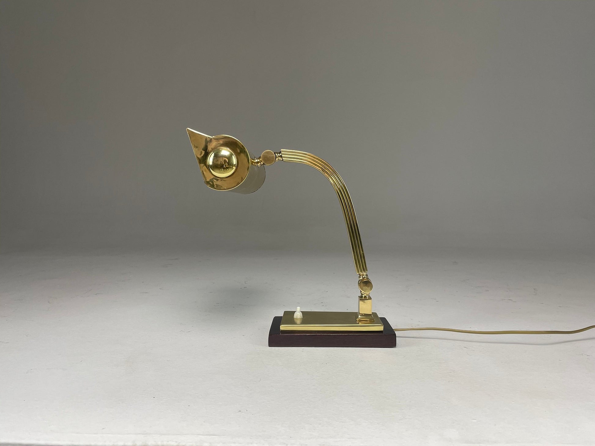 1930's Italian Art Deco Banker Lamp - Spirit Gallery 