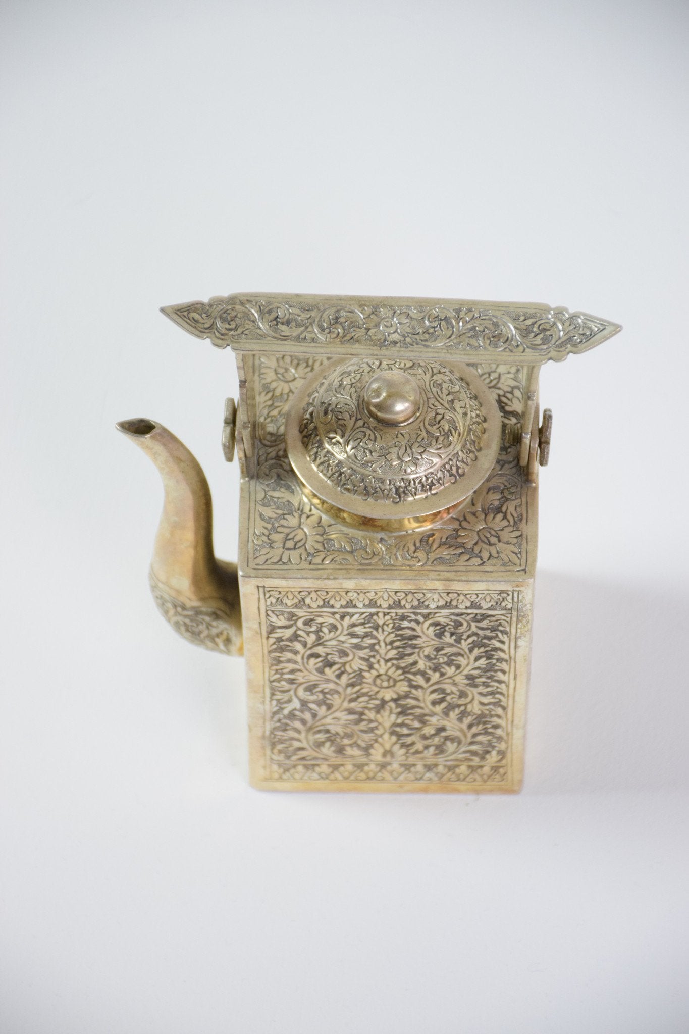 Antique Cambodian Silver Teapot - Spirit Gallery 