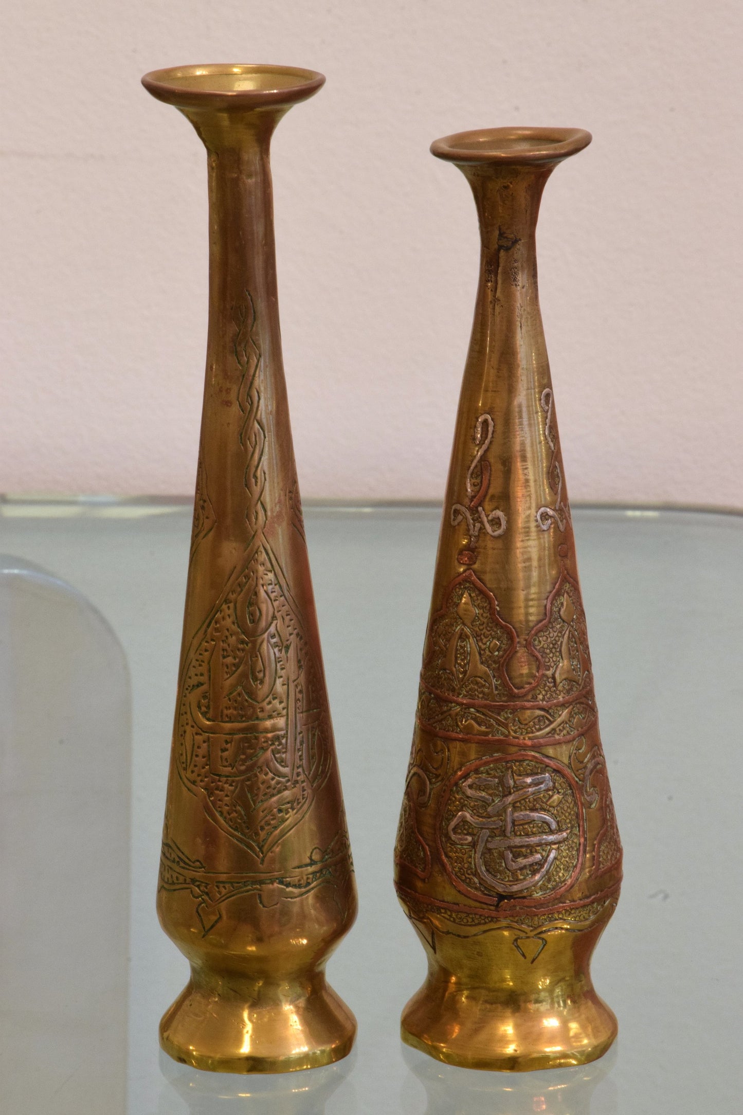 Antique Islamic Syrian Single Flower Vases, Set of Five - Spirit Gallery 