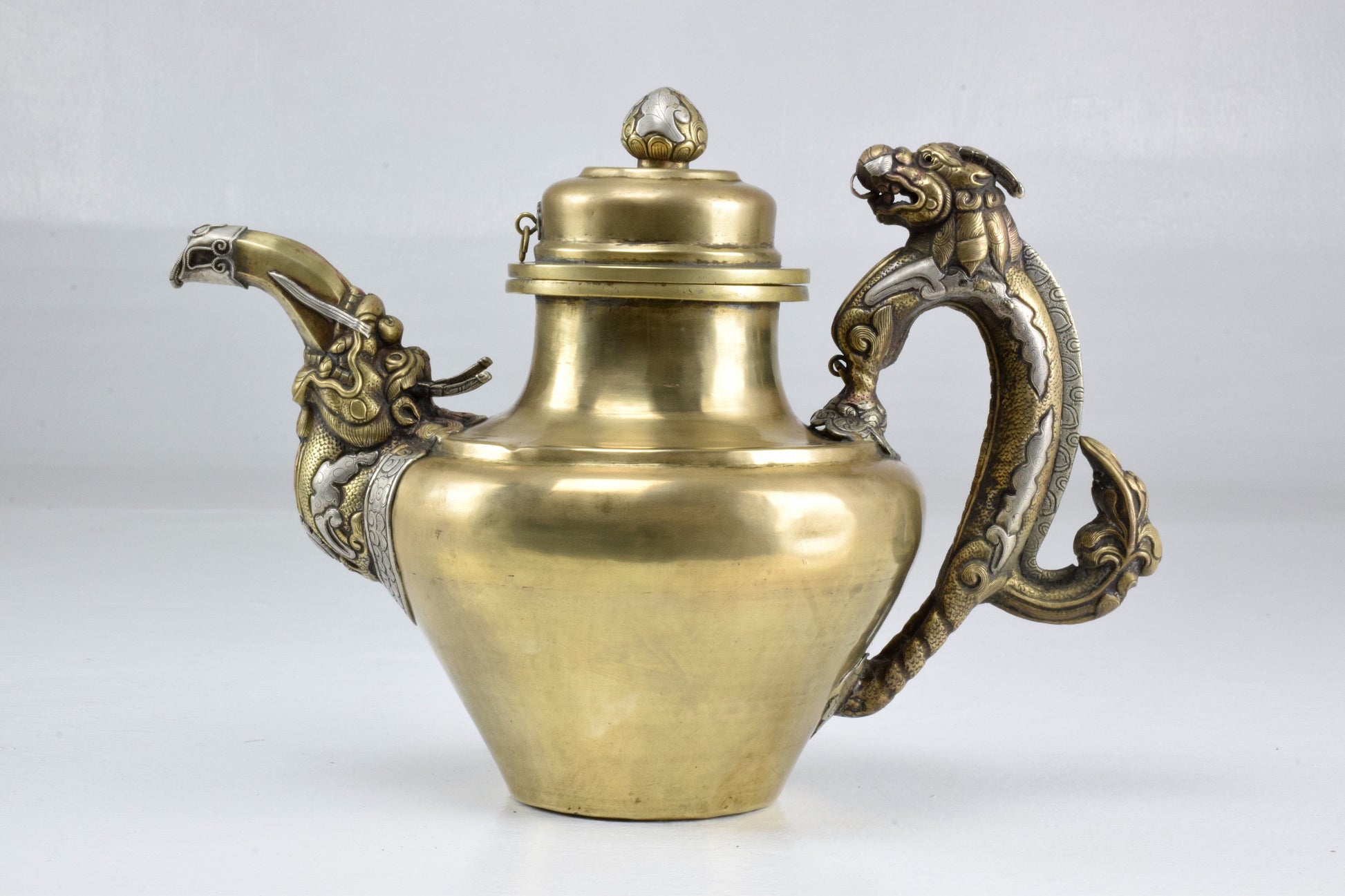 Antique Tibetan Dragon Teapot - Spirit Gallery 