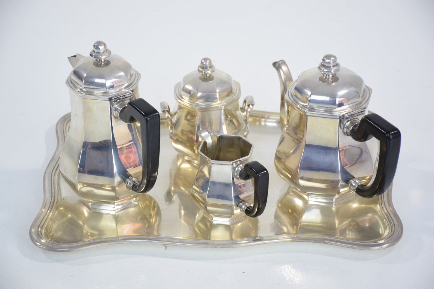 French Art Deco Ercuis Silverware Tea Service - Spirit Gallery 